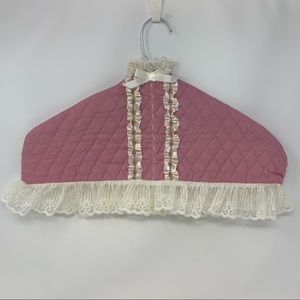 Heirloom Hideaway Hanger NWT Pink Quilted Garment Cover/Secret Hiding Place